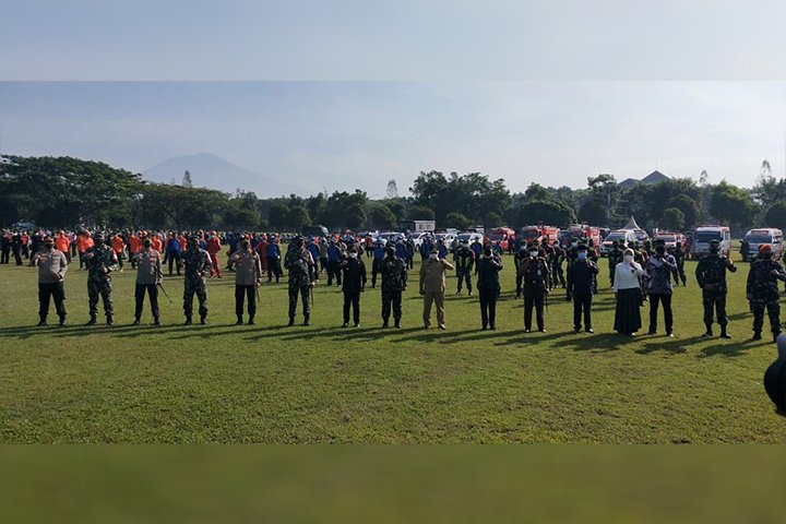 Apel Gelar Pasukan PPKM Darurat Ini Pesan Pangdam Brawijaya Malang