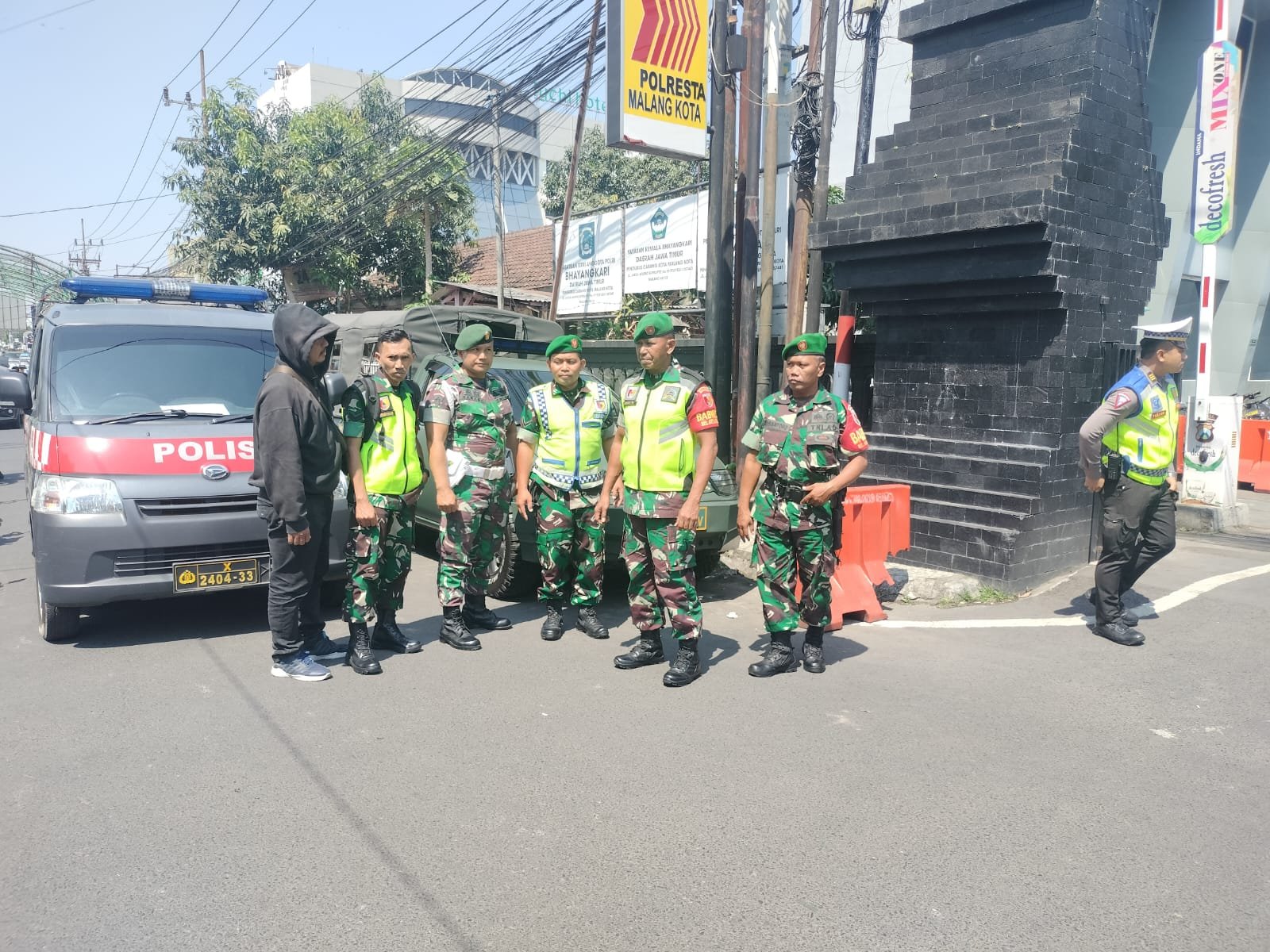 Malang Post Ciptakan Kondisi Personel Kodim Malang Kerahkan