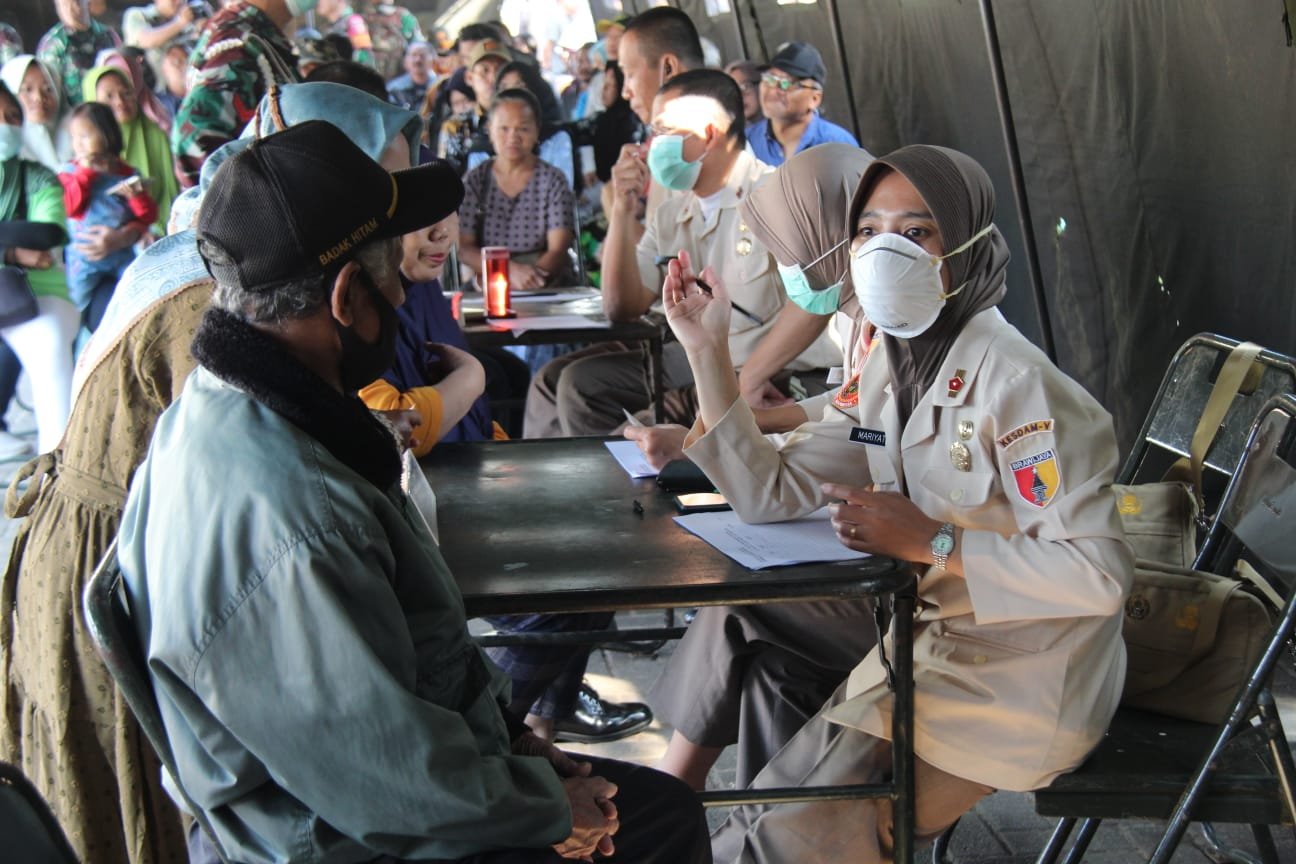 Malang Sinergitas Tni Polri Gelar Baksos Kesehatan Dalam