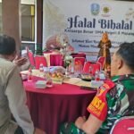 Babinsa Koramil 0833/05 Lowokwaru Hadiri Halal Bihalal Keluarga Besar SMA 8 Negeri Malang