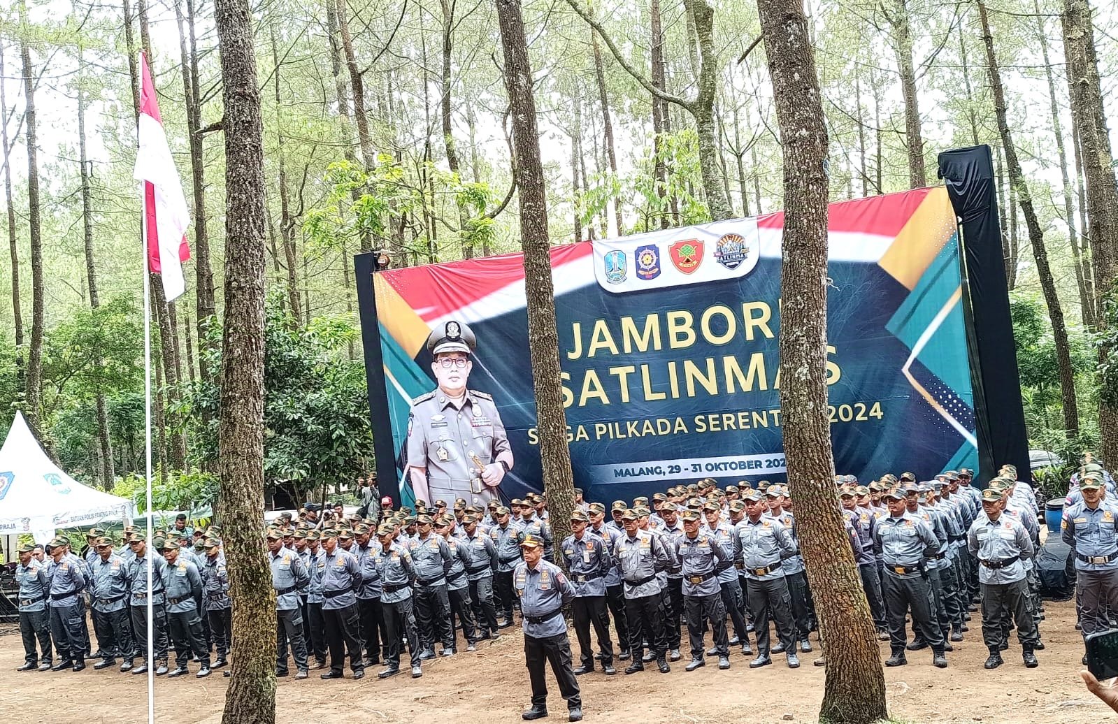 Sukseskan Pilkada 2024, Pemprov Jatim Gelar Jambore dan Apel Siaga Satlinmas