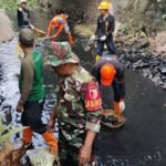 Babinsa dan Warga Kelurahan Kasin Gelar Kerja Bakti