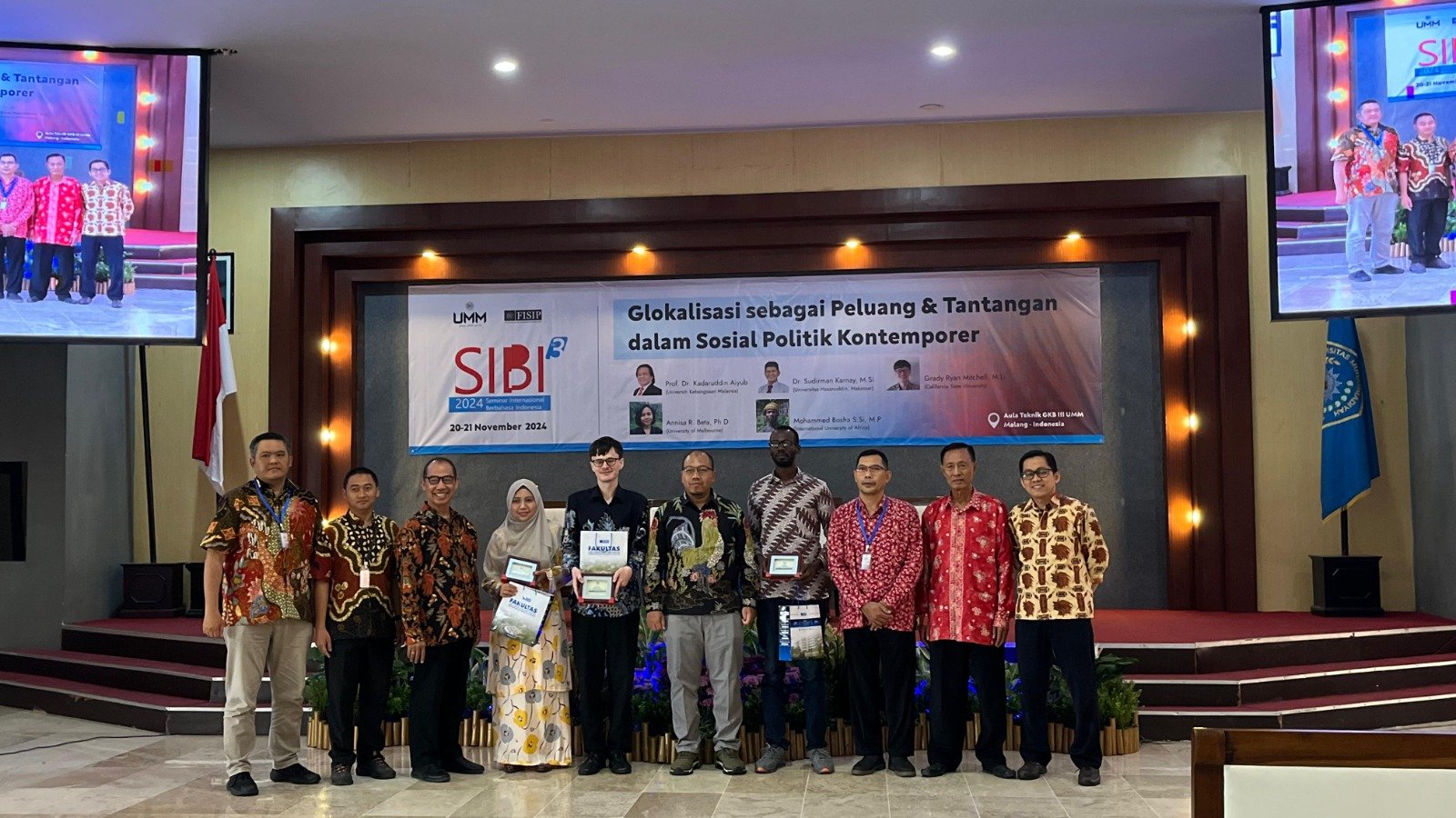 Seminar Internasional Berbahasa Indonesia di UMM Kaji Glokalisasi dan Sosial Politik