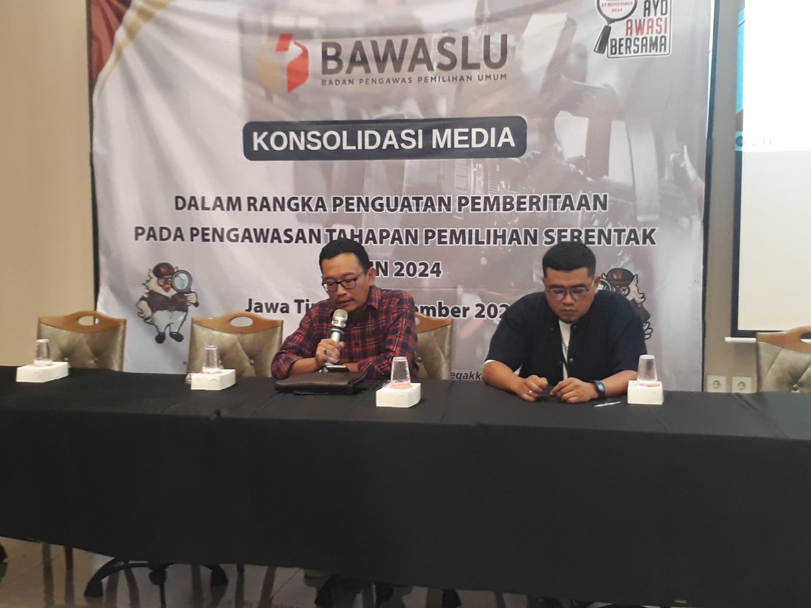 Bawaslu RI Gelar Konsolidasi Media. Mahasiswa Asal Luar Daerah Tanya Hak Pilihnya