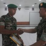 Dandim 0833 Pimpin Korps Raport Pindah Satuan Pama Kodim 0833/Kota Malang