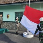 Pedomani Santi Aji Pesan Kasdim Dalam Upacara Bendera