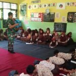 Babinsa Sukun Bekali Siswa SDN Mulyorejo dengan Wawasan Kebangsaan dan Anti Bullying