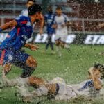 Lagi, Kandang Arema FC di Stadion Soepriadi Tak Mampu Hadapi Hujan Deras