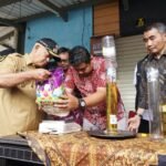 Sidak ke Pasar Dampit, Bupati Temukan Bahan Pangan Mengandung Formalin