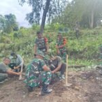 Penghijauan Kampung Keramat Koramil Klojen Turunkan Personilnya