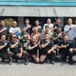 Babinsa Gadang Gembleng Disiplin Satpam, Perkuat Pembinaan Bela Negara Di Wilayah