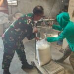 Pendampingan Aktif Babinsa Tlogowaru Bersama Mitra Penggilingan Padi Pasca Panen