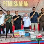 Negara Rugi Rp2,7 Miliar. Total 3,5 Juta Batang Rokok Ilegal Dimusnahkan
