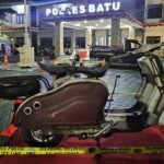 Skuter Langka Koleksi Warren Intel Ropang Malang, Gentayangan di Batu Vespa Fest
