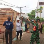 Babinsa Sukun dan Gerakan Pramuka Bersinergi, Wujudkan Rumah Layak Huni