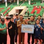Menembak Sehari Sabet 4 Emas. Walikota Wahyu Beri Spirit Takraw Putri Sabet Juara
