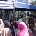 Dukung Ketahanan Pangan Babinsa Tulusrejo Dampingi Gerakan Pangan Murah