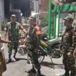Sinergi Koramil Kedungkandang dan Banser dalam Patroli Kolaboratif, Jaga Lingkungan Tetap Kondusif