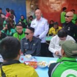Walikota Wahyu Sarapan Bareng Ratusan Ojol
