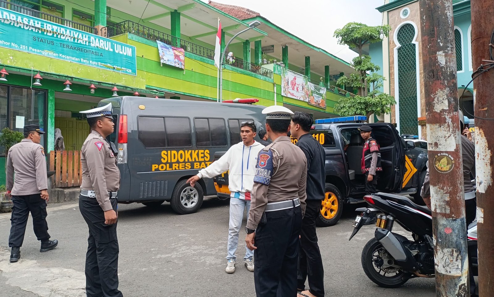 Wujudkan Pelayanan Prima, Polres Batu Gelar Gladi Penanganan Kriminal Via Call Center 110