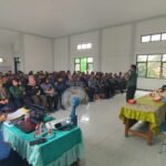 Babinsa Pisangcandi Bekali Linmas dalam Kegiatan Penguatan Kapasitas
