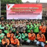 Gaungkan Deklarasi Jogo Malang Saat Apel Kebangsaan di Mapolresta Malang Kota