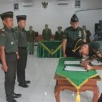 Dandim 0833 Pimpin Acara Tradisi Pindah Satuan