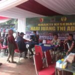 Kodim 0833/Kota Malang Gelar Bakti Kesehatan Pengobatan Umum Gratis dalam Rangka Hari Juang TNI AD k...