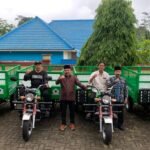 Empat Desa Terima Bantuan Armada Angkut Sampah Roda Tiga