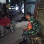 Patroli Dialogis Babinsa Koramil Klojen Jamin Keamanan dan Kenyamanan Warga Binaan