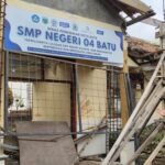 Kontraktor Mangkir, Pembangunan Ruang Guru SMPN 4 Kota Batu Mangkrak
