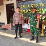 Babinsa Gadang Dampingi Pengamanan Ibadah Jumat Agung di GKJW Kelurahan Gadang