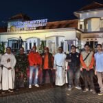 Babinsa Merjosari Jaga Khidmatnya Misa Malam Paskah Seminari Monfort
