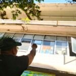 Dinding Pagar Pasar Besar Retak, Jukir dan PKL Takut Tertimpa Bangunan