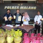 Bongkar Praktik Oplosan LPG di Kepanjen, Polres Malang Ringkus Tiga Mafia Gas Bersubsidi