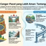 Cegah Tragedi Berulang, Jembatan Kembar Cangar Mulai Dipasangi Pagar Pengaman Mei Depan