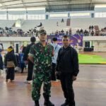 Babinsa Buring Monitoring Kejuaraan Pencak Silat IPSI