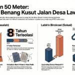 Nasib Jalan 50 Meter di Lawang: Terjebak Kontur Tinggi, Administrasi Ruwet dan Janji Tol yang Mengua...