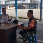Melalui Komsos, Babinsa dan Dishub Perkuat Koordinasi Keamanan di Terminal Arjosari