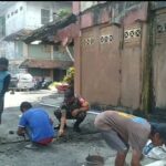 Wujud Guyub Rukun, Babinsa Kotalama Bersama Warga Gotong Royong Bangun Saluran Air