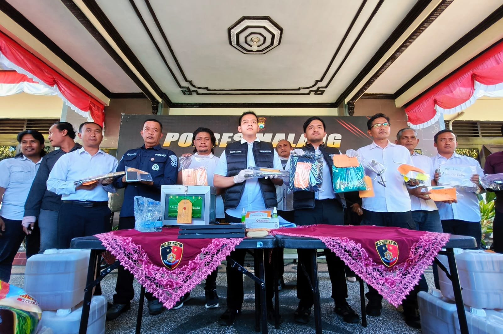 malang-post.com - Sambut Hari Bhayangkara, Polres Malang Gulung 19 Tersangka