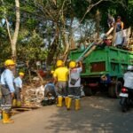 Kembalikan Fungsi RTH, DLH Kota Malang Tutup Lahan Eks Warung Liar GOR Ken Arok