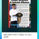 MALANG POST, RABU 15 JULI 2026