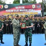 Kodim 0833/Kota Malang Terima Kunjungan Dankodiklat TNI AD Dalam Rangka Uji Petik Pencak Silat Milit...