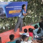 MMD 62 Universitas Brawijaya Gandeng Gubuk Landai: Tingkatkan Literasi Anak Desa Jiwut Blitar