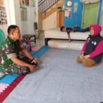 Babinsa Sukun Jalin Komunikasi Sosial dengan Pengasuh Warung Disabilitas Inklusi Terkait Kamtibmas