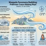 BMKG Prediksi Malang Cerah Sepanjang Hari, Suhu Berkisar 17–24 Derajat Celsius