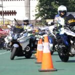 Polwan Satlantas Pukau Warga Lewat Simulasi Safety Riding, Satkamling Terbaik Juga Diganjar Pengharg...