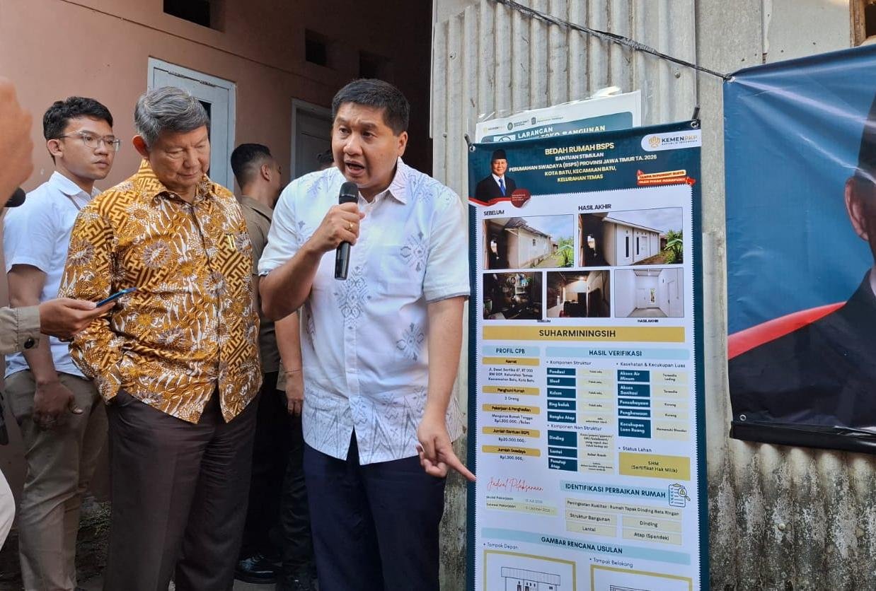 malang-post.com - Harga Tanah Melambung, Pemerintah Cari Formula Hadirkan Rumah Subsidi di Kota Batu