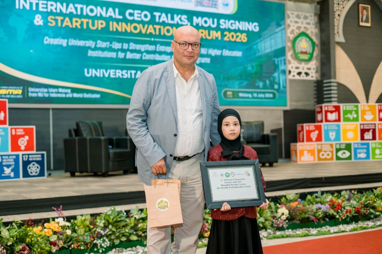 malang-post.com - Afshiena Chuancantya Peraih "Best Healthy Food Innovation Award": CEO Cilik BloomBite Masih Berusia 8 Tahun
